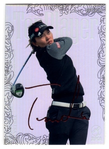 テレサ ルー 2022 JLPGA オフィシャルトレーディングカード Top Players デコモリシグネチャー ルビー 03/10 10枚限定！