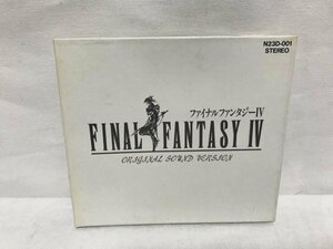 E385 INAL FANTASY IV ファイナルファンタジー4 オリジナルサウンドトラック 植松伸夫 ORIGINAL SOUND Version