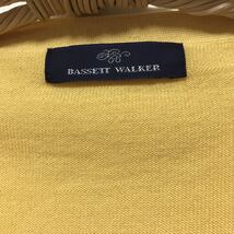 中古　美品　BASSETT WALKER カーディガン　イエロー　Mサイズ_画像3