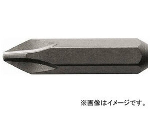 トラスコ中山 インパクトドライバー用ビット +1×80 8mm六角軸 TID-1-80(8191797)