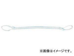 TESAC 耐化学薬品用スリング(JIS2等級・両端アイ形) 25mm幅×2m PP2E25X2(7931395)