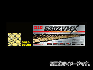 D.I.D ZVM-Xシリーズ シールチェーン ゴールド 106L 520ZVM-X カワサキ KLR650 テンガイ 650cc 1989年～ 2輪