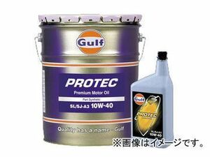 ガルフ/Gulf エンジンオイル プロテック/PROTEC 10W-40 SL/SJ-A3 入数：1L×6缶