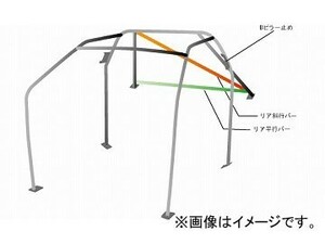 オクヤマ ロールバー 723 055 1 スチール ダッシュボード貫通 8P No.10 2名 トヨタ 86 ZN6 内装付車用 3ドア ノーマルルーフ