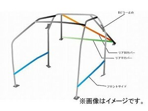 オクヤマ ロールバー 735 113 1 スチール ダッシュボード貫通 10P No.13 2名 ニッサン シルビア S14 ノーマルルーフ 2ドア ノーマルルーフ