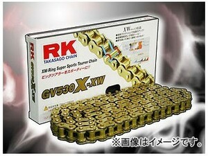 2輪 アールケー・エキセル/RK EXCEL シールチェーン GV ゴールド GV520X-XW 50F