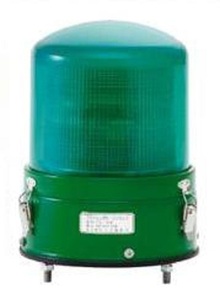 小糸製作所/KOITO 緑色丸型警光灯 12V 8型 フラッシュランプ FL-8BG 入数：1個