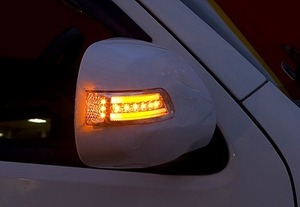 TOMS/トムス LEDドアミラーウィンカー 塗装無し ブルーLED Ver. 87950-TTH21-Z トヨタ ハイエース/レジアスエース 2004年08月～