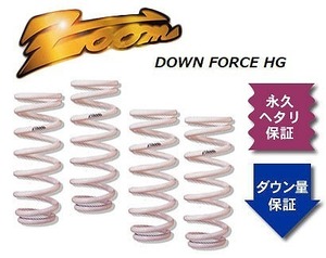 ズーム ダウンフォースHG ローダウンサスペンション ZTO008009SHG 入数：1台分 トヨタ アイシス ZGM15G 2ZR-FAE 4WD 1800cc 2004年09月～