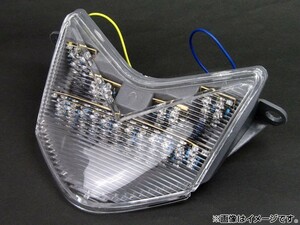 LEDテールランプ カワサキ ZX10R 2006年～2007年 クリア 2輪 AP-BP-38-CL