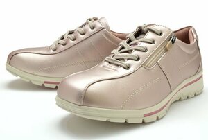 新品 トパーズ アルコ 7401 Pピンク 24cm レディースウォーキングシューズ コンフォートシューズ ファスナー TOPOZ aruko 軽量 婦人靴