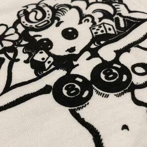 XLサイズ Lady Luck 送料込み レディーラック ホワイト 白 Tシャツ ムーンアイズ mooneyes Rat Fink ラットフィンク 好きの方にの画像7