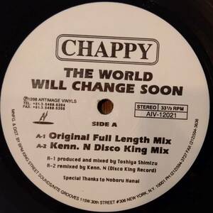 【中古・アナログレコード】Chappy / The World Will Change Soon【SCMS0000000175】