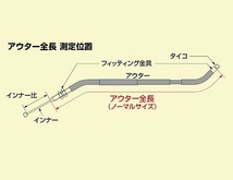 ハリケーン HB6348-11 スロットルケーブル 150mmロング ブラック R1-Z'91- スロットルワイヤー アクセルワイヤー_画像3