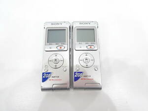 SONY ICD-UX200 IC recorder Sony voice recorder summarize 2 pcs start-up verification settled A0854