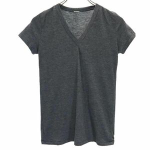 ロンハーマン Vネック 半袖 Tシャツ XS グレー系 Ron Herman レディース 230521 メール便可