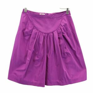 Miu Miu Flare Юбка 38 Purple Miumiu Итальянские дамы 230526