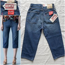 未使用品 LEVI'S VINTAGE CLOTHING 701 CUSTOM CAPRI PANTS w26 リーバイス ビンテージクロージング 59979-0000 カプリパンツ モンロー_画像1