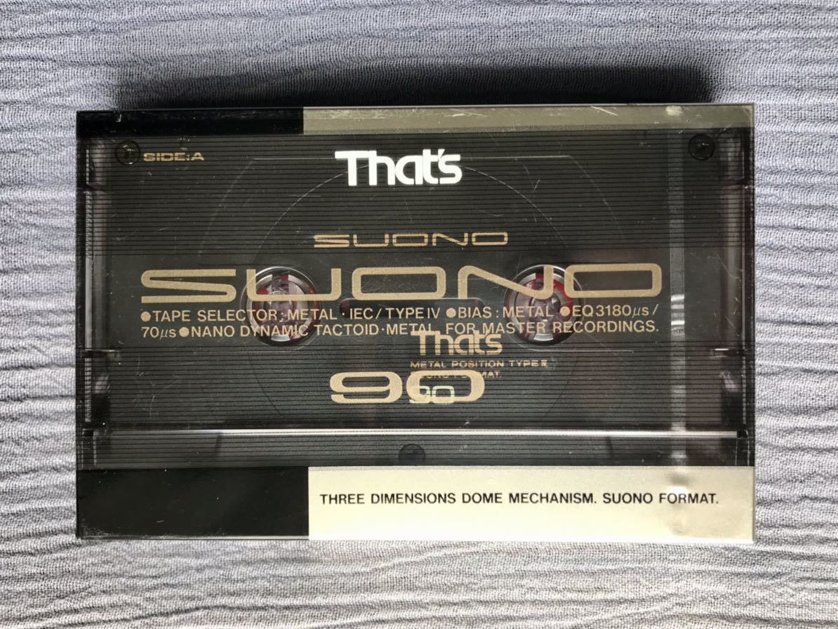 未開封カセットテープThat´s メタル SUONO+その他5本-