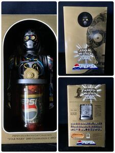 Q-55*[ not for sale ] Pepsi * Hsu ta War zSTARWARSC-3PO sound big bottle cap 