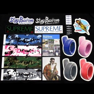 20AW Supreme Sticker Set ステッカー 17枚 セット Camo Box Logo Pharoah Sanders Jet Tire カモ ボックス ロゴ ファラオ・サンダース