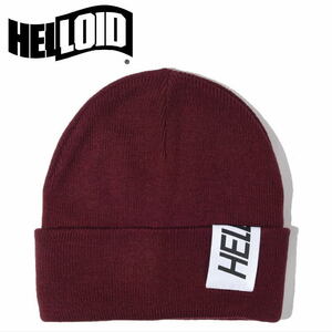 ○[FREEサイズ]23 HELLOID WATCH BEANIE SOLID カラー:BURGUNDY ビーニー ニット帽 キャップ スノーボード スノボ スキー