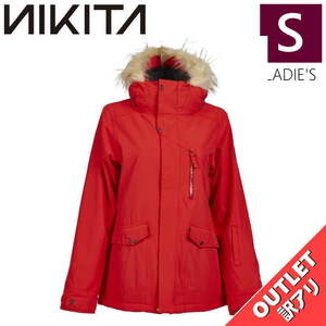 【OUTLET】 NIKITA HAWTHORNE JKT RED Sサイズ レディース スノーボード スキー ジャケット JACKET アウトレット