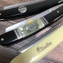 106★未使用 西洋剃刀 3本 DORKO RAZOR ゾーリンゲン 他 レザー カミソリ 理容 床屋_画像10