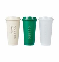 スタバ 韓国 コア★ロゴ リユーザブルカップ セット タンブラー 473ml サイレン グリーン★海外 スターバックス 2022 サマー_画像2