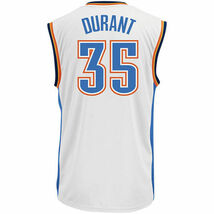 AW27)adidas Kevin Durant Oklahoma City Thunder/NBA/オクラホマシティ・サンダー/XL/ジュニアサイズ/YOUTH/ゲームシャツ_画像3