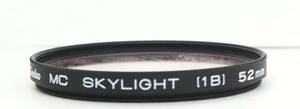 レンズプロテクター　Kenko MC SKYLIGHT(1B) 52mm(H0856)