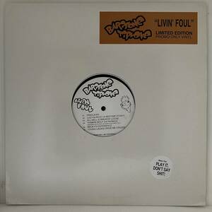 Hip Hop LP - Baritone Tiplove - Livin' Foul - VG - Limited Edition Promo Only Vinyl