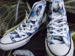  Converse все Star Mickey SURFIN HI 23cm не использовался Disney 