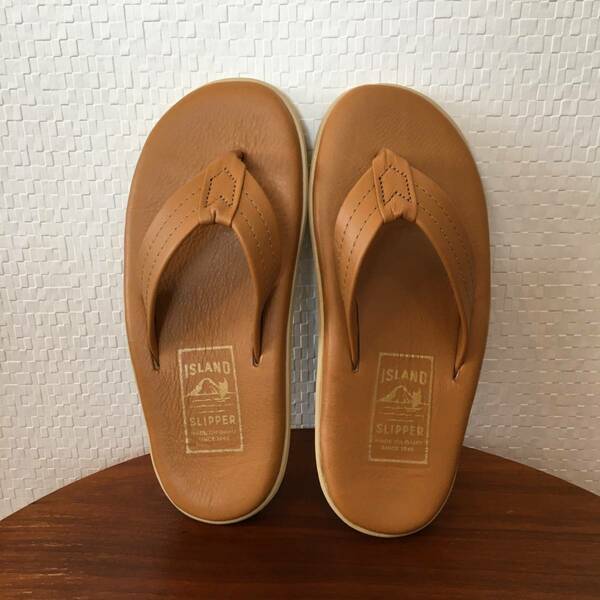 23.0cm（US 5）｜ ISLAND SLIPPER アイランド スリッパ PB202 RUST サンダル スムースレザー ハワイ オアフ (新品)(即決)(正規品)