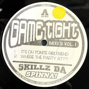 【HIP HOP】【BREAKBEATS】Skillz Da Spinna - Game Tight Mixes Vol. 1 / Game Tight Records GTM-001 / VINYL 12 / US