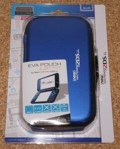 ◇新品◇2DS.iLex・New 2DS LL用EVAポーチ JUST FIT ブルー