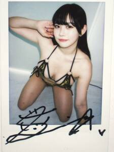 [. видеть звезда .] с автографом сырой Cheki ( площадка Cheki )1* сейчас, очень популярный bikini model san!