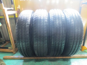 ☆スピスタ☆タイヤ　ブリヂストン　DUELER　H/T　684Ⅱ　195/80R15　4本　15T1248　中古　20