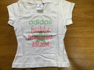 アディダス 半袖Tシャツ・白 100cm