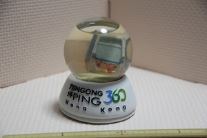  Hong Kong . tsubo gon pin 360 rope way snow dome NGONG PING 360 water glove sightseeing . earth production goods 