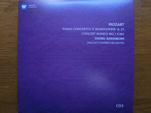 モーツァルト：ピアノ協奏曲第9番ジュノーム，第25番、コンサート・ロンド第1番　バレンボイム