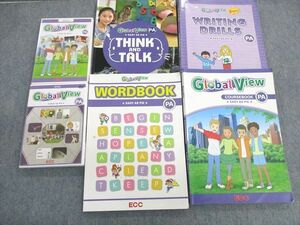 UI02-043 ECC 英会話教材 Global View EASY AS PIE COURSE/WORD BOOK/WRITING DRILLSなど 2020 計4冊 CD3枚/DVD1枚付 60R1D