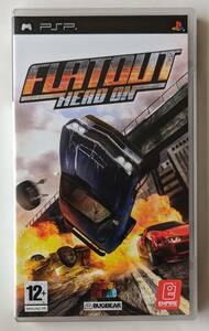 PSP Flat out head on FLATOUT HEAD-ON racing game attention CAUTION! EU version * PlayStation * portable 