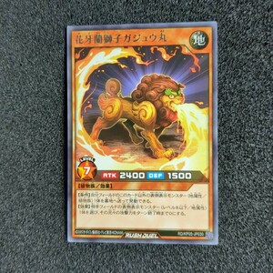 遊戯王ラッシュデュエル 字レア 花牙蘭獅子ガジュウ丸