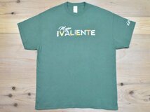 USA古着 Mujer eres valiente スペイン語 ロゴ Tシャツ sizeXL 緑 グリーン ビッグシルエット 大きいサイズ アメリカ アメカジ GILDAN_画像1