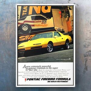  подлинная вещь Pontiac Firebird Formula реклама / Pontiac Pontiac Firebird Formula миникар Trans Am Trans Am