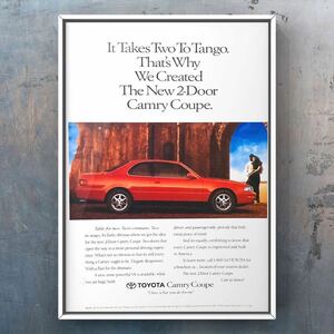当時物 USA 北米トヨタ カムリ クーペ 広告 /カタログ 旧車 車 マフラー Camry sxv20 mcv20 トヨタカムリ ホイール パーツ カスタム USDM