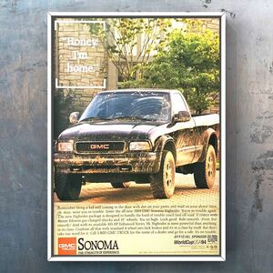 USA 当時物 GMC ソノマ 広告 / GMC SONOMA タイフーン Typhoon トラック バン SUV ユーコン ジミー シエラ サバナ 中古 パーツ GMCソノマ