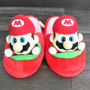  unused super Mario world Mario slippers soft toy slippers nintendo Nintendo present condition goods 