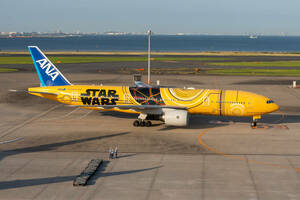  airplane digital image ANA Star Wars C-3PO 12